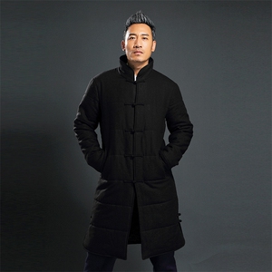 冬季风男棉衣加厚中长款唐装男中式棉服立领棉服8652-P180图片