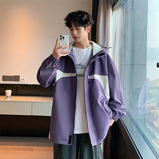 新款现货户外连帽夹克男冲锋衣外套JK810-P80，男装夹克，星座1204-3