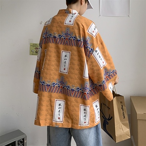仙鹤港风日系潮外套防晒服和服开衫薄款半袖道袍防晒衣 F12/P40图片