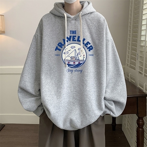 连帽卫衣男大码胖子帽衫大号运动服WY2410-P35图片
