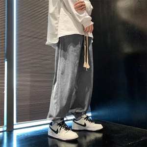 男春秋季休闲长裤薄款灯芯绒魔术贴K1947P35图片