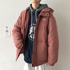 【】A003-HY8008-P130冬装新款印花连帽面包服棉衣几物2，男装棉衣，电商A003
