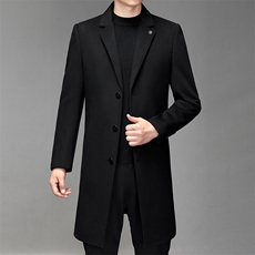 CKSC2287钱塘2020-2中年男士冬季厚款毛呢商务休闲外套P350，男装毛呢大衣，钱塘207-2