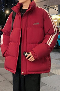量大优可提供视频冬棉衣立领条纹HD019-1-MF5203-P75图片