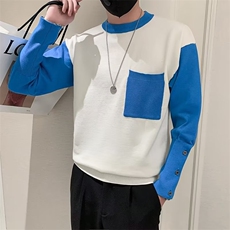 秋冬装毛衣男士潮流上衣2024新款修身内搭S556-P49，男装针织衫/毛衣，星座1109-3