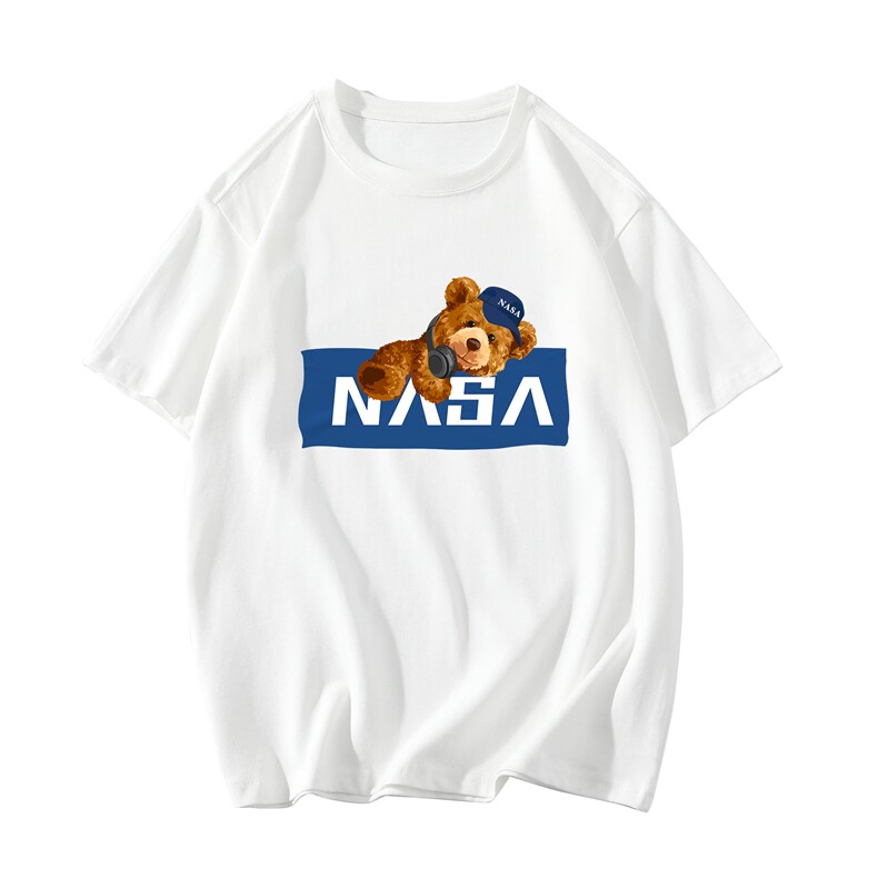 NASA230g重磅纯棉短袖t恤男大码半袖半截袖DX17247-P20,男装T恤,电商A040