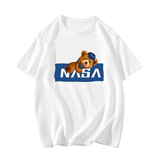 NASA230g重磅纯棉短袖t恤男大码半袖半截袖DX17247-P20，男装T恤，电商A040