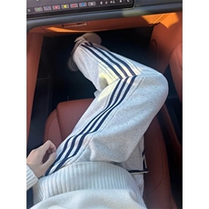 美式三条杠卫裤男秋季裤子直筒运动裤X529-P37，男装休闲裤，星座208-5