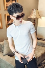 19夏社会小伙男百搭polo衫翻领网眼短袖衫韩版修身102A-PL03，男装Polo衫，星座419（原A233）