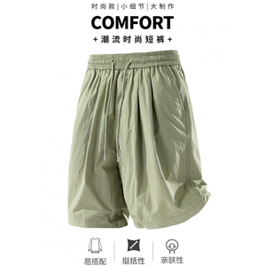 现货 夏季工装短裤男ins潮牌休闲百搭潮流痞帅五分裤D02518-P35图片
