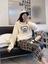 加绒的卫衣，女装卫衣/绒衫，迈赫俪