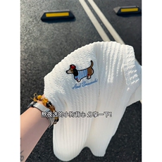 XZ809A/BSS03/特P24/控48肌理感腊肠狗绣花背心T恤，男装背心/马甲，星座809A(原222-1)