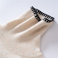 秋冬新款高领针织套头上衣时尚百搭，女装针织衫/毛衣，亿嘉羊绒