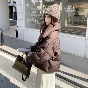 衣秀之家2319款短款大翻领加厚时尚羽绒服冬季保暖外套女图片