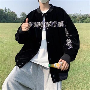 港风男夹克青少年立领长袖双层夹克J12P55，男装夹克，星座1116-2