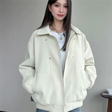 2026春秋痞帅外套男ins高街潮牌港风日系原宿风韩版潮流宽松夹克，男装夹克，星座506A