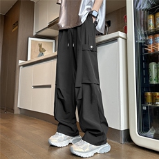 YK130P32控59品质保障！秋装垂坠感打褶工装大口袋潮男休闲裤，男装工装外套，电商A249
