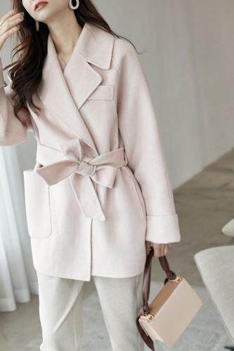 冬季新品双面羊绒大衣，女装，拉嘉图