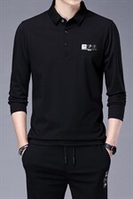 中年男士黑色休闲服运动套装2023春秋季新款中老年爸爸装套头卫衣，男装休闲套装，电商B212（原钱塘6029）
