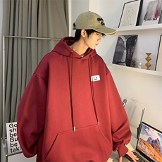 2026秋季新款百搭宽松上衣多色连帽落肩卫衣JK23344特批30控49，男装卫衣，星座605(原A050)