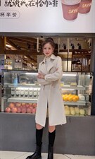 风衣外套，女装风衣，锦华秀逸