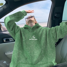 XZ301B-JB2004-P68秋装新款重磅水洗复古松连帽卫衣，男装卫衣，星座301B