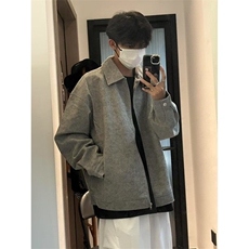 男士夹克外套工装宽松潮流日系美式上衣休闲春秋装款MG51，男装夹克，星座1116A（原606A-3）