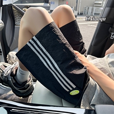 XZ616夏季新款薄款冰丝速干裤网孔透气设计感短裤TY2505P35控48，男装牛仔裤，星座512A（原616）