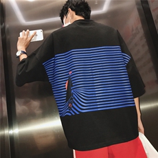 （有报告）DB239-T个性条纹帆船短袖，男装T恤，星座514-2(原B239)