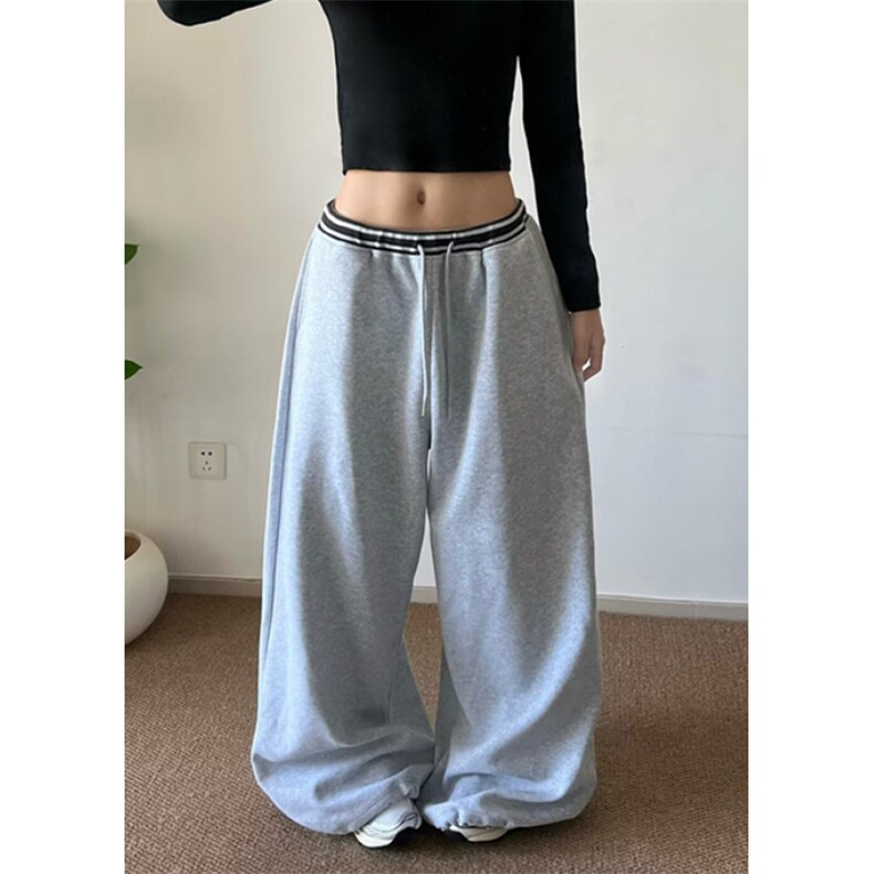 美式高街简约纯色休闲裤百搭运动街舞男女弯刀卫裤K199,男装休闲裤,星座1116A（原606A-3）