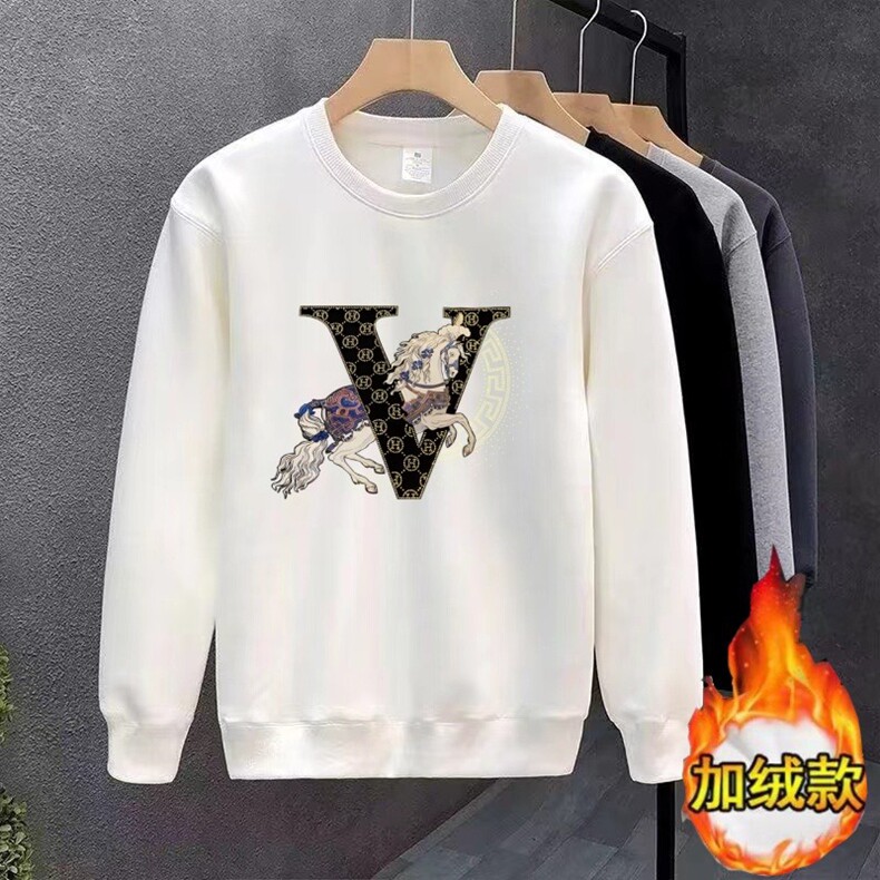 春秋冬华棉卫衣男女圆领宽松范学生情侣款韩版ins港风潮流,男装卫衣,星座218-8