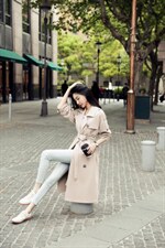 风衣，女装风衣，卡西姆