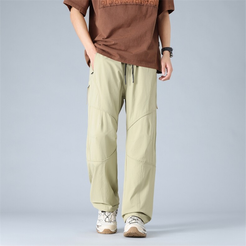 春夏美冲锋裤男户外机能风登山运动裤高街设计感休闲裤AK0251-P53图片