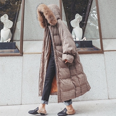 主推款棉衣格子大棉衣8605-7202，女装棉衣/棉服，浙宝225