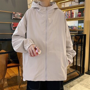 ！港风风衣男短款长袖夹克男休闲外套男上衣男DJK200-P40，男装夹克，电商B371