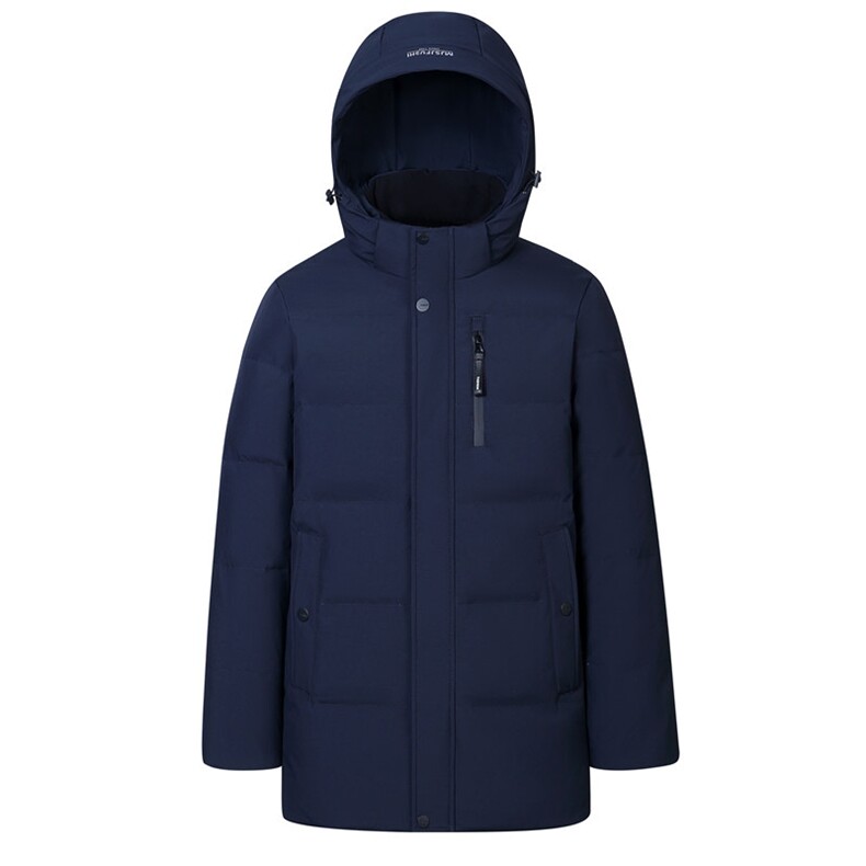 2023中老年连帽羽绒服男加厚防水爸爸冬装外套中长款h22-p150,男装羽绒服,星座1210A