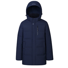 2023中老年连帽羽绒服男加厚防水爸爸冬装外套中长款h22-p150，男装羽绒服，星座1210A