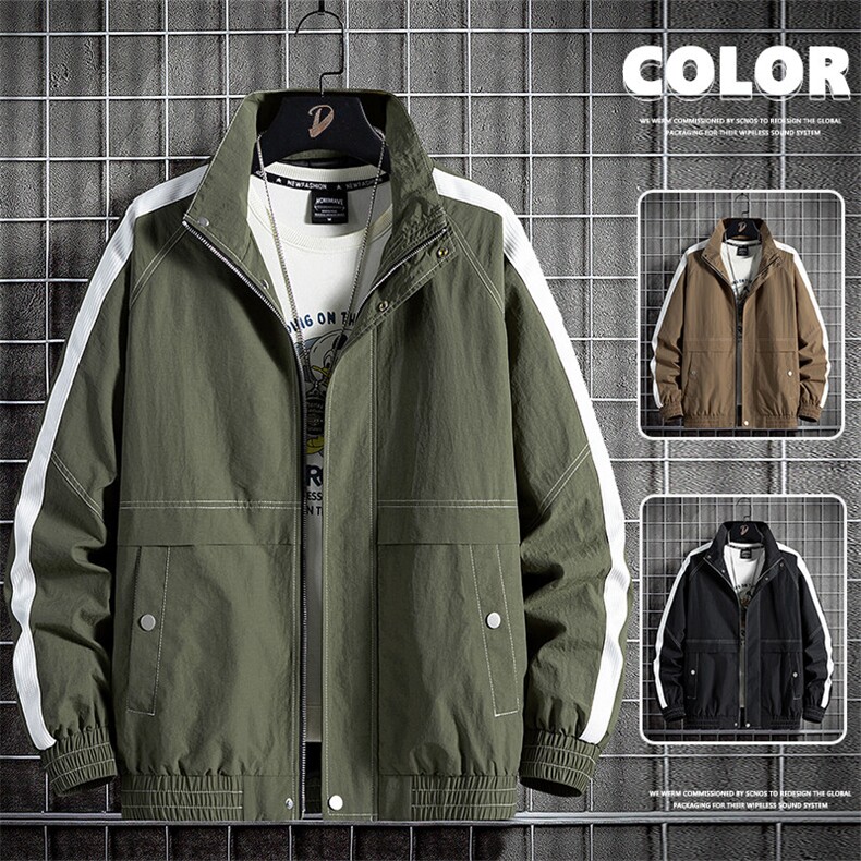 现货8508-P70大码控118春季大码户外立领夹克外套，男装夹克，星座209