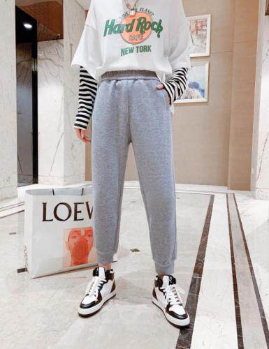 加绒卫裤，女装休闲裤，DCXY 超越