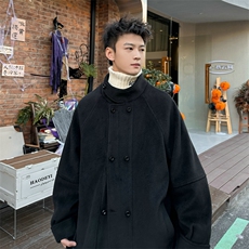 加棉加厚毛呢大衣短款风衣外套504-F23-P85控128(加棉P95控138)，男装毛呢大衣，星座504