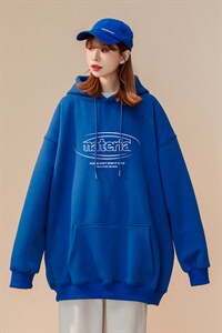 中性 2024春季新品韩版简约Uttle nger纯色连帽卫衣W268 P30控48图片
