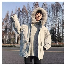 1506A/G1880/P76宽松大毛领连帽美式休闲加厚棉服，男装棉衣，星座1506A