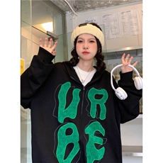 美式开衫卫衣男女美式复古高街外套潮oversize痞帅上衣WY758，男装卫衣，星座1116A（原606A-3）