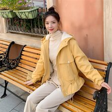 现货冬季时尚中长款宽松工装羊羔毛加厚棉服女487102P130控188，女装棉衣/棉服，艾青服饰