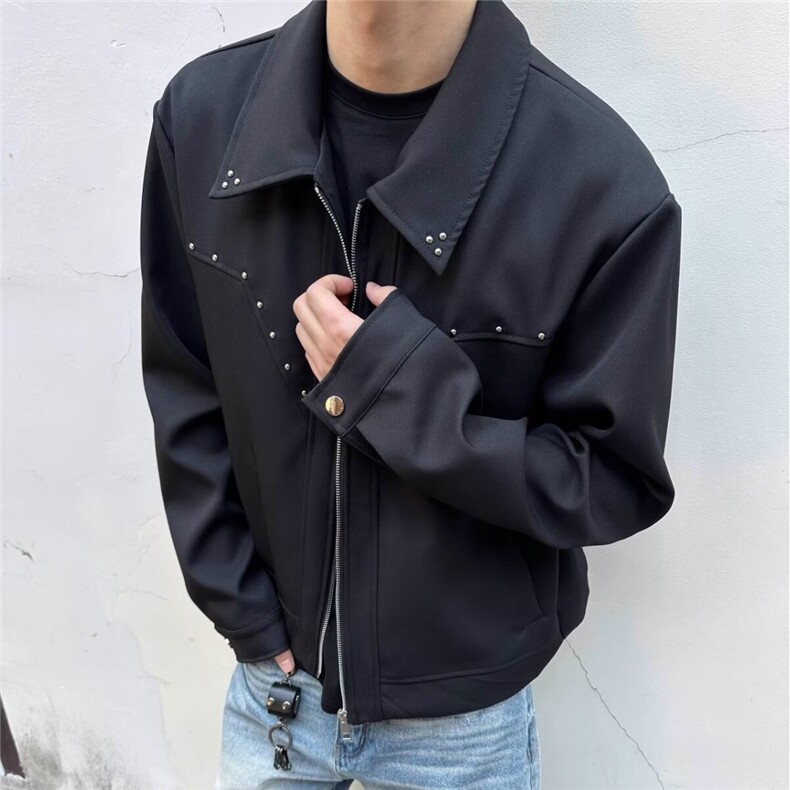 9220-P682025潮牌小众简约伐木工工装夹克,男装夹克,电商B323A