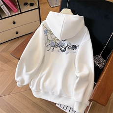 万针刺绣结构设计重磅秋冬全棉高品质美式高街连帽卫衣外套Y7722，男装卫衣，电商A486