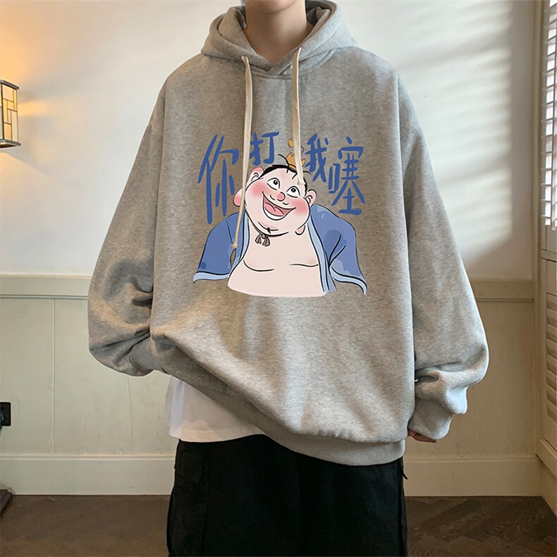 连帽卫衣男大码胖子帽衫大号运动服WY2437-P35,男装卫衣,电商A040