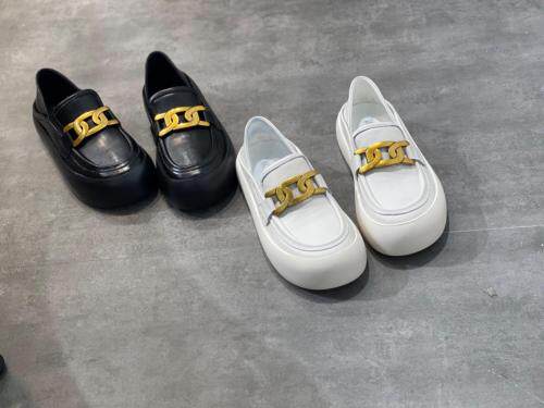 真皮厚底两穿小皮鞋，其它，她他麦