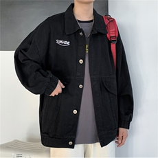 新款男女同款刺绣宽松韩版夹克上衣N982/P30，男装夹克，星座202
