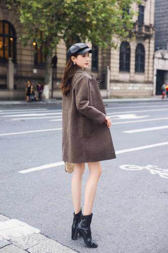 冬季新款，菠萝呢外套，女装，艾伊贝雪